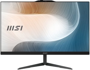MSI Modern AM242P 1M-1204DE Intel Core 3 100U 60,5 cm (23,8") 1920 x 1080 px Allt-i-ett-dator 16 GB DDR5-SDRAM 256 GB SSD Windows 11 Pro Wi-Fi 6E (802.11ax) Svart