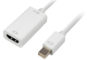 Sharkoon 0.15 m, Mini DisplayPort/HDMI 0.15 m White