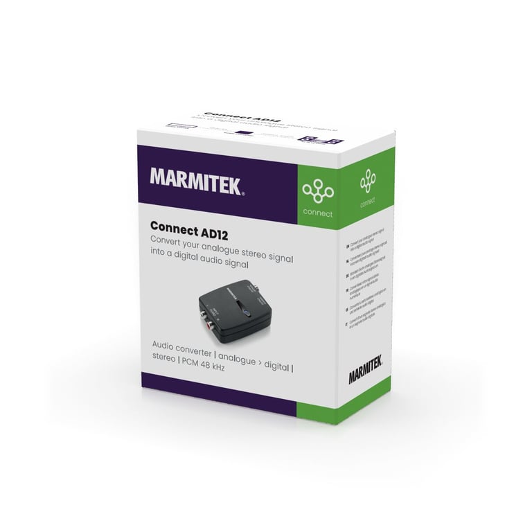 Marmitek 25008412 konwerter plików audio Czarny