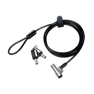 LogiLink NBS013 Cable Clamp, Black, Silver, 1.8 m