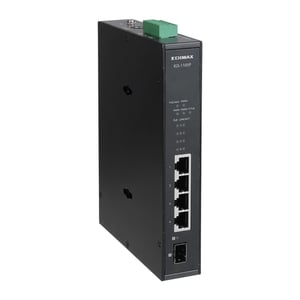 Edimax IGS-1105P przełącznik sieciowy Nie zarządzany Gigabit Ethernet (10/100/1000) Obsługa PoE Czarny