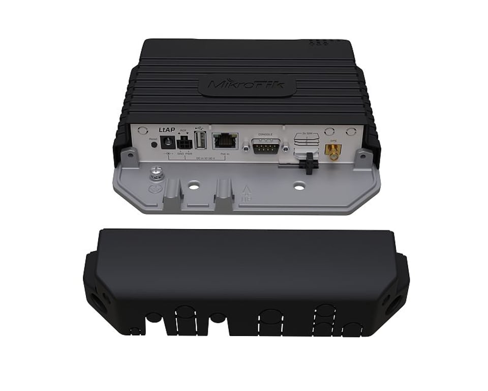 Mikrotik LtAP LTE kit 300 Mbit/s Czarny Obsługa PoE