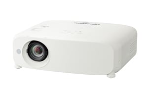 Panasonic PT-VZ580 Standard-Projektor mit 5000 ANSI-Lumen, LCD-WUXGA (1920x1200), weiß