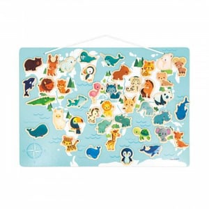 JANOD J05468 puzzle Puzzle magnetyczne 40 szt. Animals