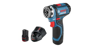 Bosch GSR 12V-15 FC Professional 1300 RPM Zamek centralny 600 g Czarny, Niebieski