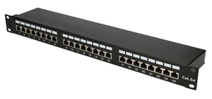 Extralink CAT5E STP V2 Patch Panel, 24 ports