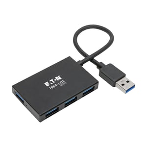 Tripp Lite U360-004-4A-AL USB 3.2 Gen 1 (3.1 Gen 1) Type-A Hubs and Concentrators, 5000 Mbit/s, Black
