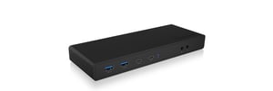 RaidSonic IB-DK2245AC Wired USB 3.2 Gen 1 (3.1 Gen 1) Type-C Docking Station, Black