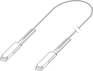 Extreme Networks 100 Gb, QSFP28-QSFP28, 10 m InfiniBand-/Glasfaserkabel, schwarz