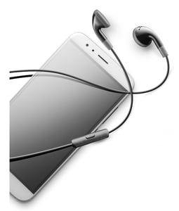 Cellularline 8018080275593 Hörlurar, trådbundna, in-ear, samtal/musik, svart