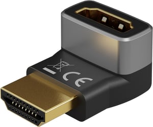 Goobay 72009 HDMI Type A (Standard) Cable Adapter, Black, Silver