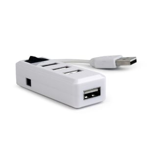 Gembird UHB-U2P4-21 USB 2.0 Hubs and Concentrators, White