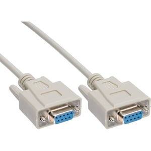 InLine 12223 kabel równoległy Beżowy 3 m DB9