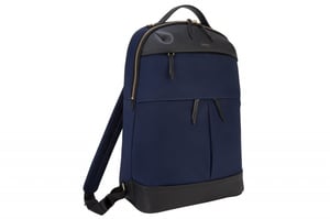 BakkerElkhuizen Newport laptopfodral 38,1 cm (15") Ryggsäck Svart, Blå