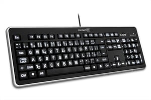 Connect IT CI-71 klawiatura Dom USB Czeski Czarny