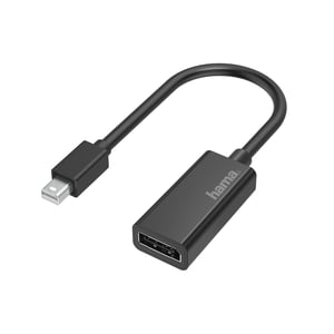 Hama 00200331 Mini DisplayPort to DisplayPort Cable Adapter, Black