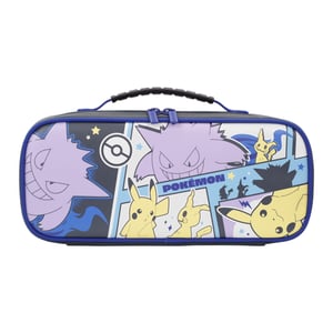 Hori Cargo Pouch Compact (Pikachu, Gengar & Mimikyu) Verschließbares Nintendo-Etui, mehrfarbig
