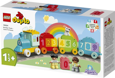 LEGO DUPLO Pociąg z cyferkami — nauka liczenia