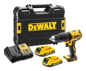 DeWALT DCD778D2T-QW wkrętak zasilany/zakrętark udarowy 1750 RPM Czarny, Żółty