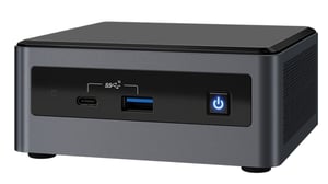 Intel NUC NUC10i7FNHN UCFF Czarny i7-10710U 1,1 GHz