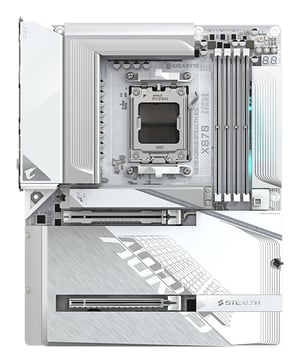 GIGABYTE X870 AORUS STEALTH ICE AMD X870 Gniazdo AM5 ATX