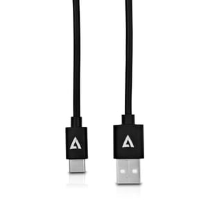 V7 V7U2AC-2M-BLK-1E USB Cable USB 2.0 USB A to USB C Black