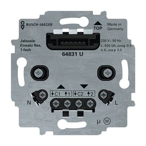 Busch-Jaeger 2CKA006400A0095 Electrical Outlet, Black, Gray