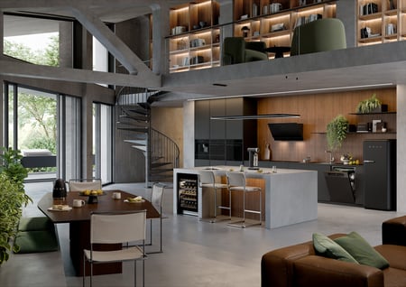 Smeg SKC01BLM saturator Plastik Czarny