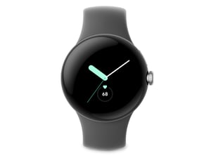 Google Pixel Watch AMOLED 41 mm Cyfrowy Ekran dotykowy Srebrny Wi-Fi GPS