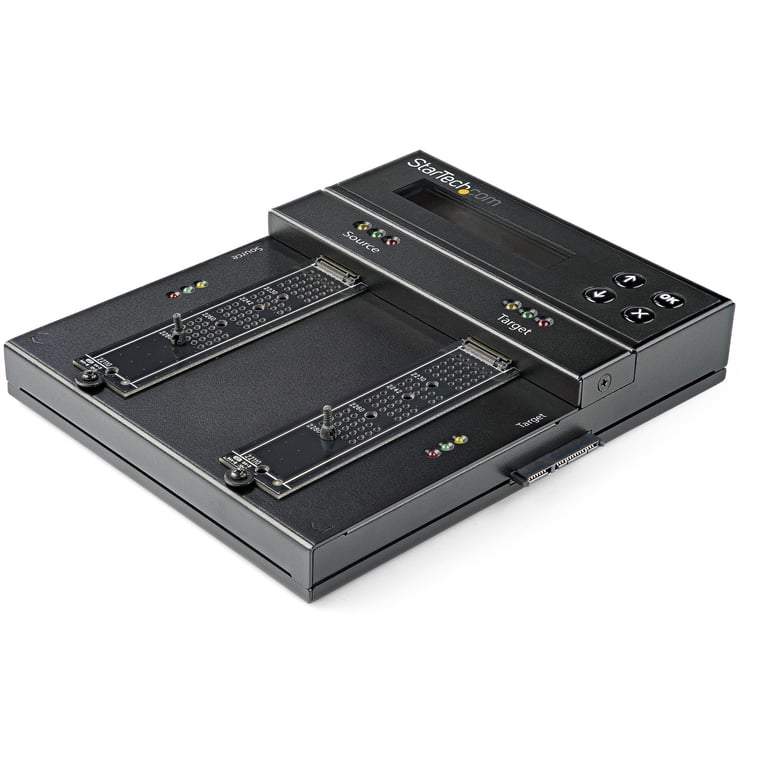 StarTech SM2DUPE11 duplikator Duplikator HDD/SSD Czarny 1 kopii