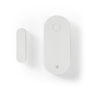 Nedis ZBSD10WT trådlös dörr-/fönstersensor för fönster/dörrar, vit