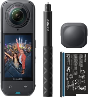 Insta360 X5 Starter Bundle aparat do fotografii sportowej 72 MP 8K Ultra HD 25,4 / 1,28 mm (1 / 1.28") Wi-Fi 1,14 kg