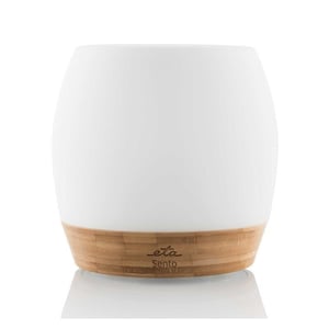 Eta Sento Bamboo Tank Fragrance Diffuser, White Glass