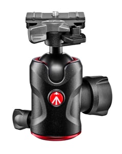 Manfrotto MH496-BH stativhuvud Svart Aluminium 1/4" Kula (form)