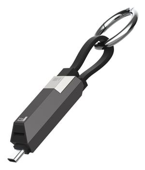4smarts 548240 kabel USB USB4 Gen 3x2 0,14 m USB C 40 Gbit/s 240 W Czarny, Grafitowy