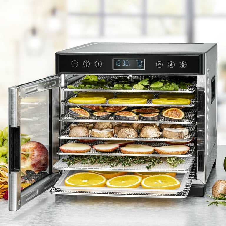 Rommelsbacher DA 650 odwadniacz żywności Czarny, Stal nierdzewna 600 W