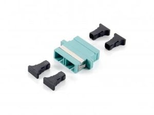 Equip 156143 SC-Glasfaseradapter, 12 Stück, türkis