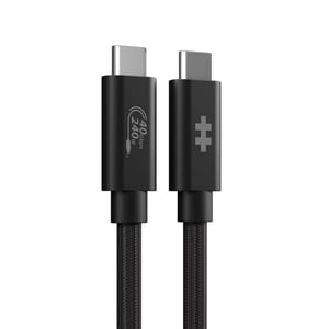HYPER HyperDrive Next kabel USB USB4 Gen 3x2 1,2 m USB C 40 Gbit/s 240 W Czarny
