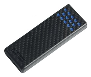 Nitecore CARBO10000G2BLU Lithium-ion (Li-Ion) Power Bank, 10,000 mAh, Black, Blue