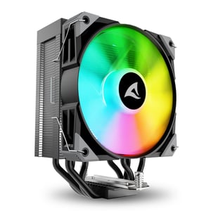 Sharkoon A40 RGB Procesor Chłodnica powietrza 12 cm Czarny 1 szt.