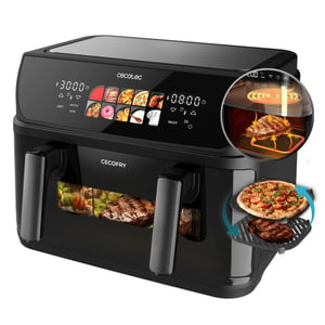 Cecotec Cecofry&Grill Duoheat 10000 Pojedyńczy 10 l Autonomiczny 2800 W Frytkownica na gorące powietrze Czarny