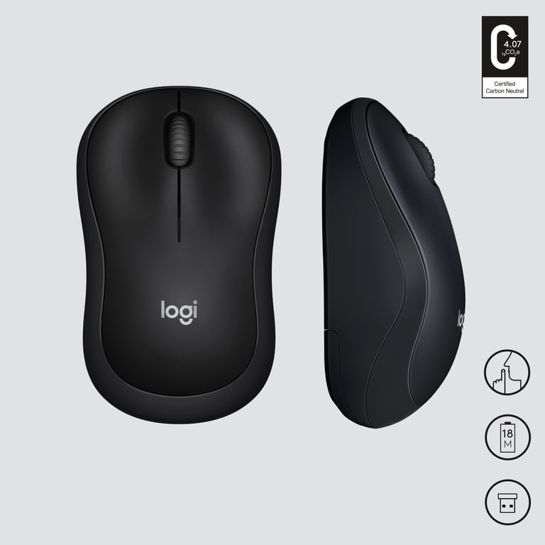 Logitech M220 Silent myszka Biuro Oburęczny RF Wireless Optyczny 1000 DPI
