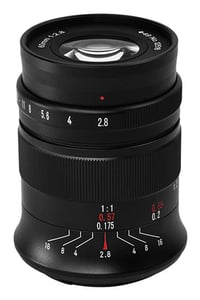 7Artisans 60 mm f/2,8 MKII Mirrorless-Makro-Teleobjektiv Schwarz