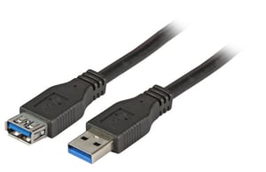 EFB Elektronik K5237.5 kabel USB USB 3.2 Gen 1 (3.1 Gen 1) 5 m USB A Czarny