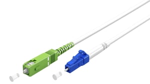 Goobay 59615 InfiniBand / Fiber Optic Cable, 25 m, SC LC FTTH, White