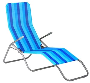 Nils NC3017 Strandliege Blau Stoff Liege-/Sitzposition