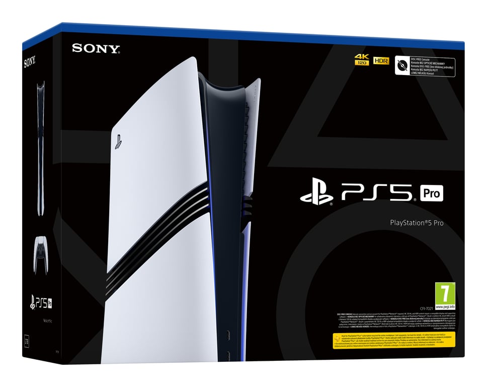 Sony PlayStation 5 Pro 2 TB Wi-Fi Czarny, Biały