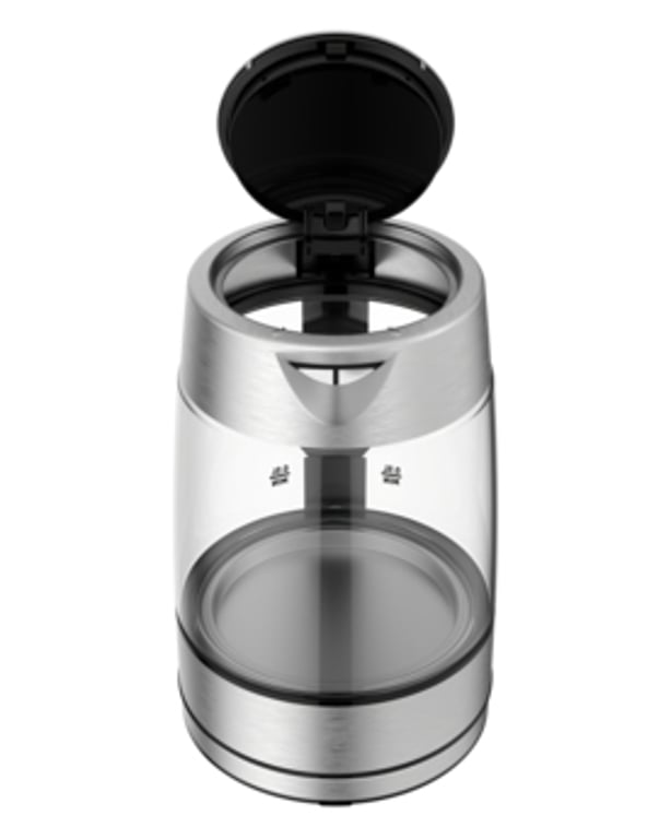 Tefal KI772D czajnik elektryczny 1,7 l 2400 W Stal nierdzewna, Przezroczysty