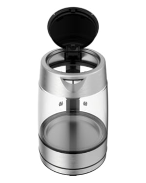 Tefal KI772D czajnik elektryczny 1,7 l 2400 W Stal nierdzewna, Przezroczysty