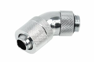 Alphacool HF 13/10 Hose Connector, Brass, Chrome, 1 pc.